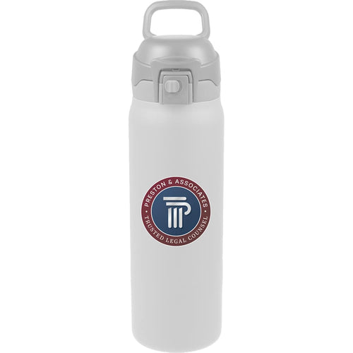 Rhine 2 in 1 Vacuum Insulated Bottle 30oz - Etchified-PCNA (Leed's/Bullet/Trimark)-1602-10WH