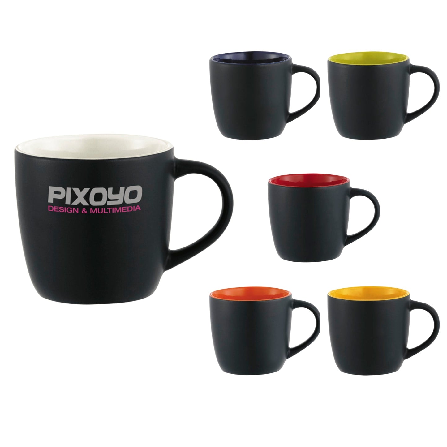 Riviera Electric 11oz Ceramic Mug - Etchified - Etchified - SM-6330BKBL