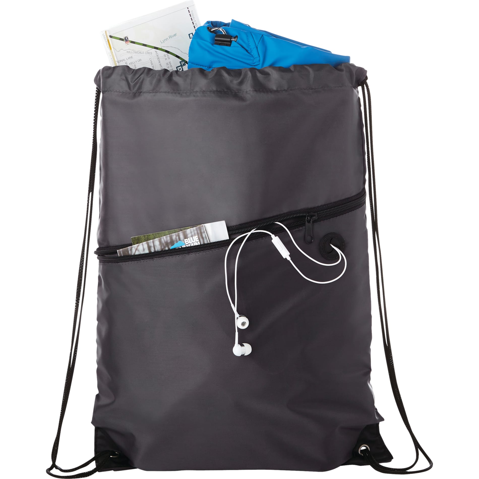 Robin Drawstring Bag - Etchified - Etchified - SM-7353BK