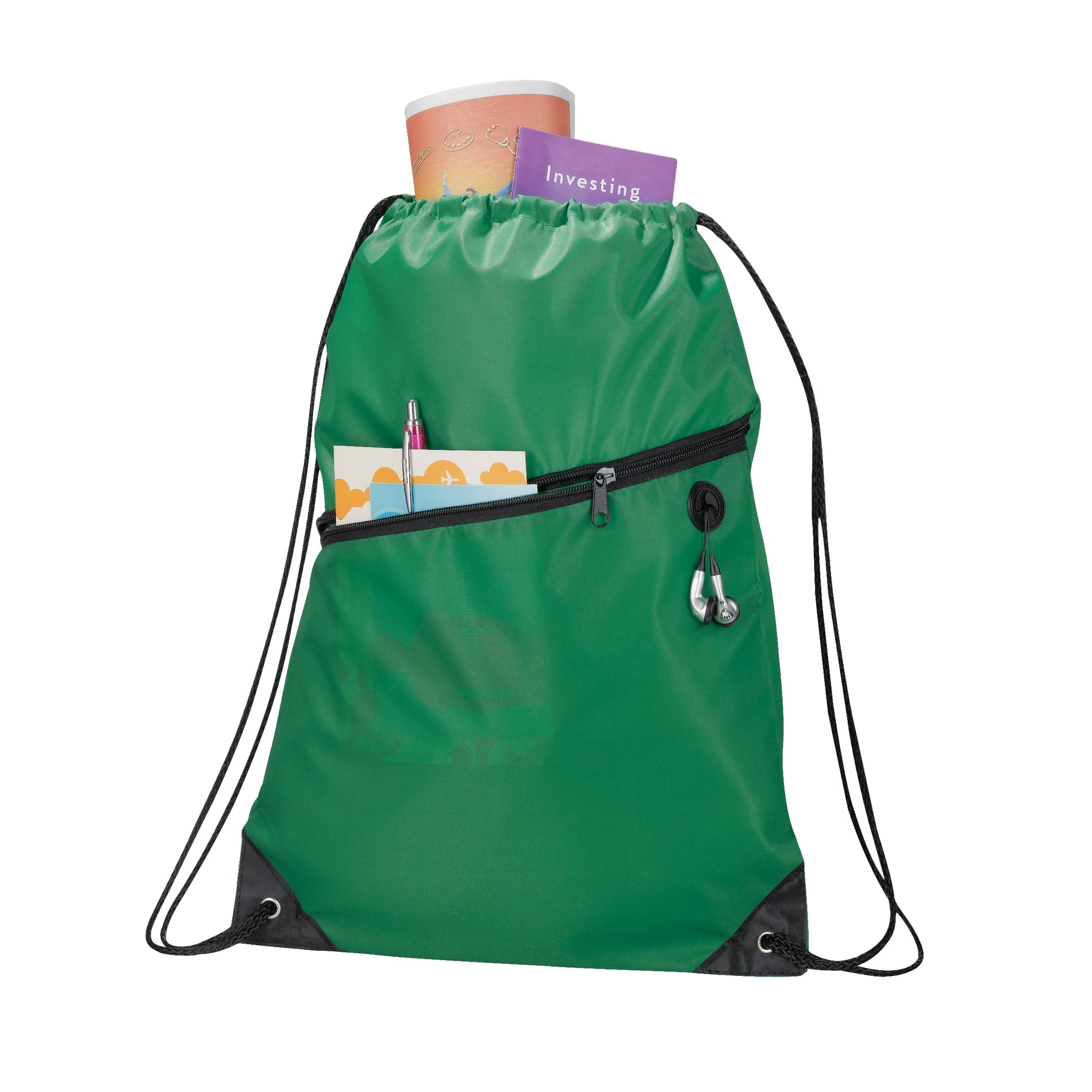 Robin Drawstring Bag - Etchified - Etchified - SM-7353BK