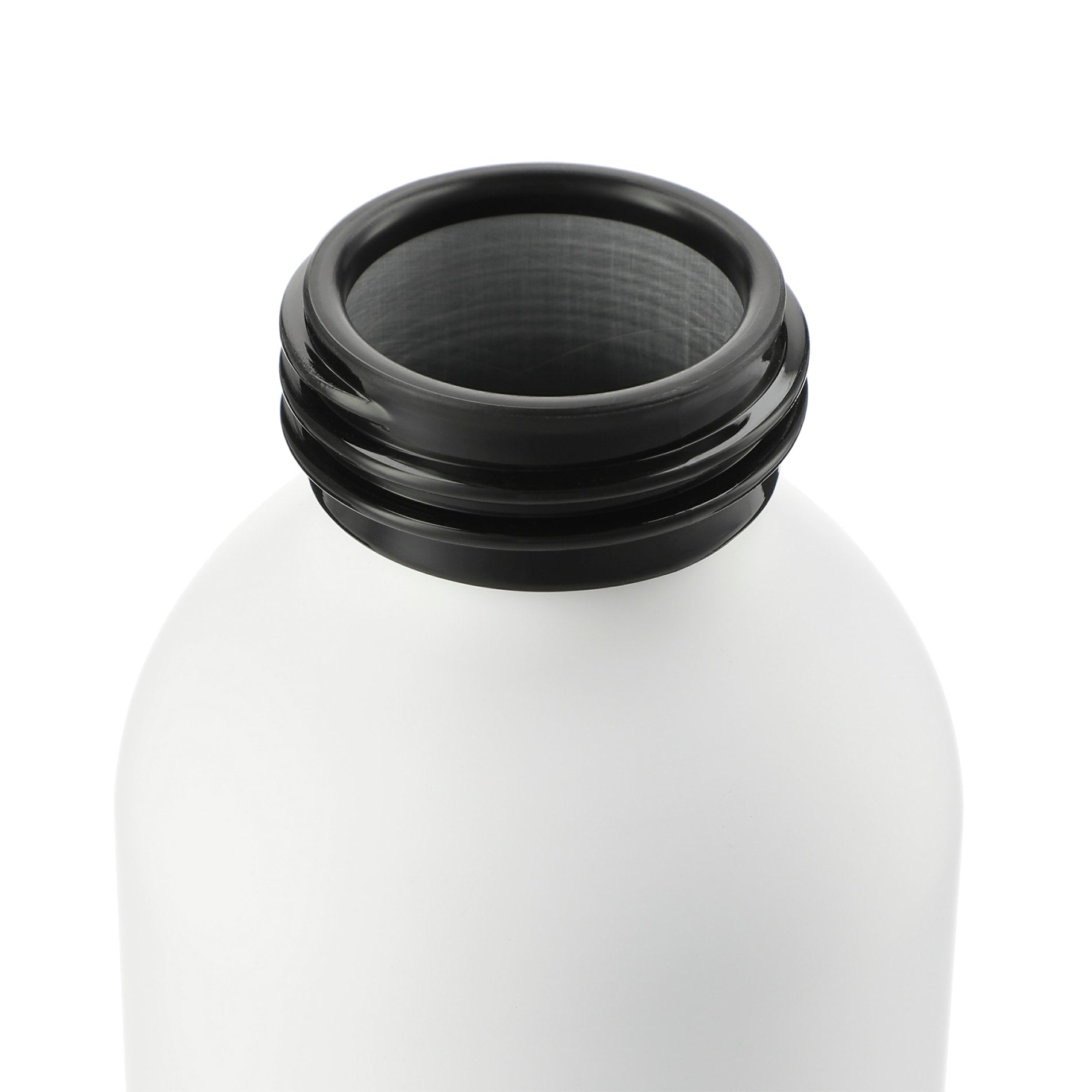 Ryze Aluminum Bottle 22 oz w/ FSC® 100% Bamboo Lid - Etchified - Etchified - SM-6928WH