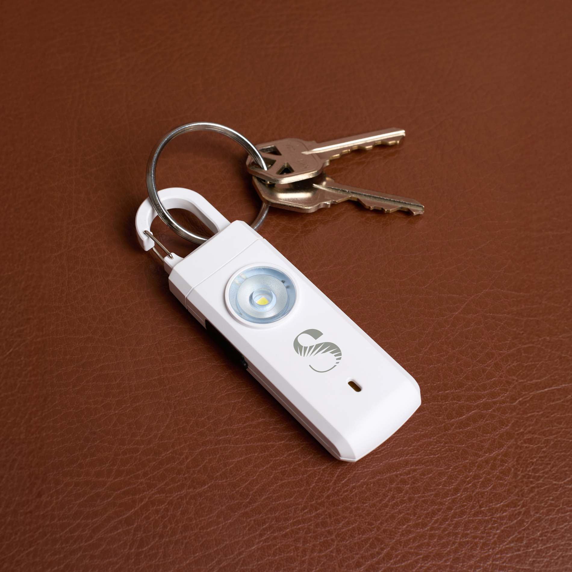 Safety Alarm Keychain - Etchified - PCNA (Leed's/Bullet/Trimark) - SM-9568WH