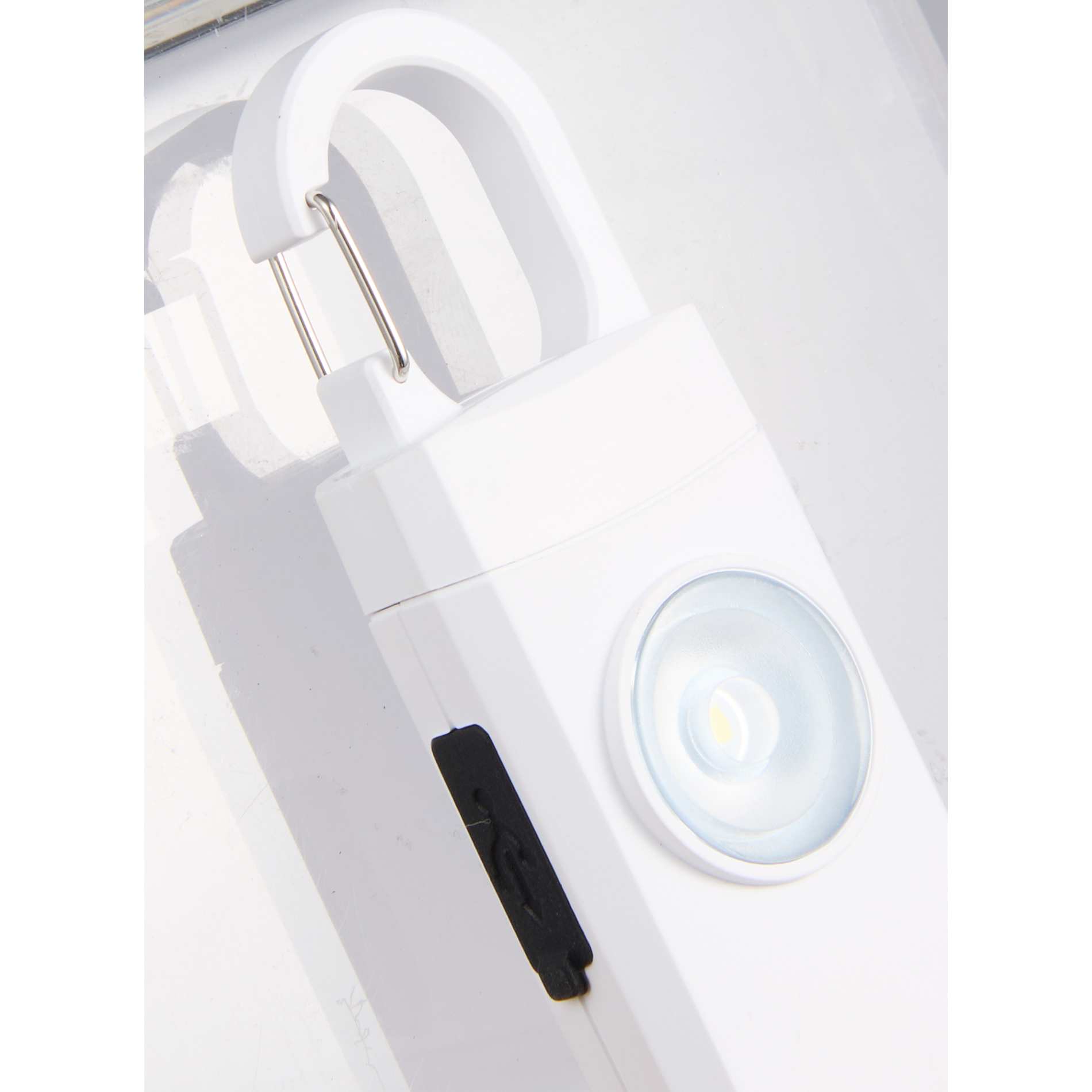 Safety Alarm Keychain - Etchified - PCNA (Leed's/Bullet/Trimark) - SM-9568WH