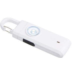 Safety Alarm Keychain - Etchified - PCNA (Leed's/Bullet/Trimark) - SM-9568WH
