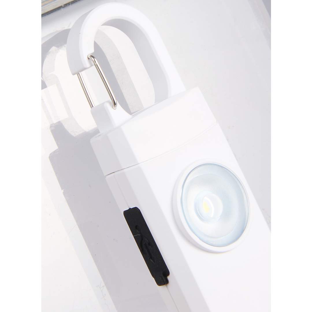 Safety Alarm Keychain - Etchified - PCNA (Leed's/Bullet/Trimark) - SM-9568WH