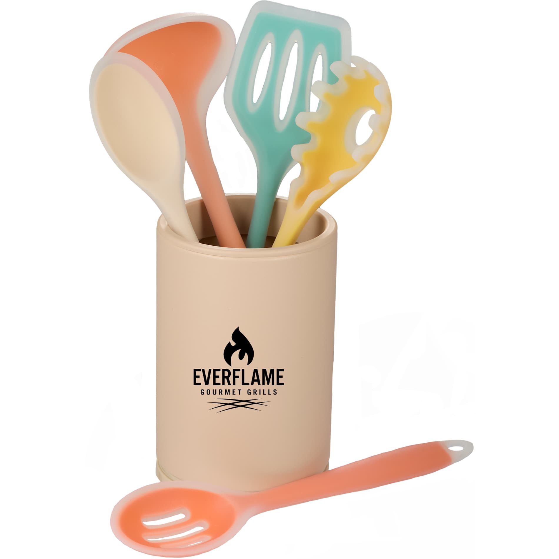Silicone Cooking Utensil Set - Etchified - PCNA (Leed's/Bullet/Trimark) - 7773-10MT