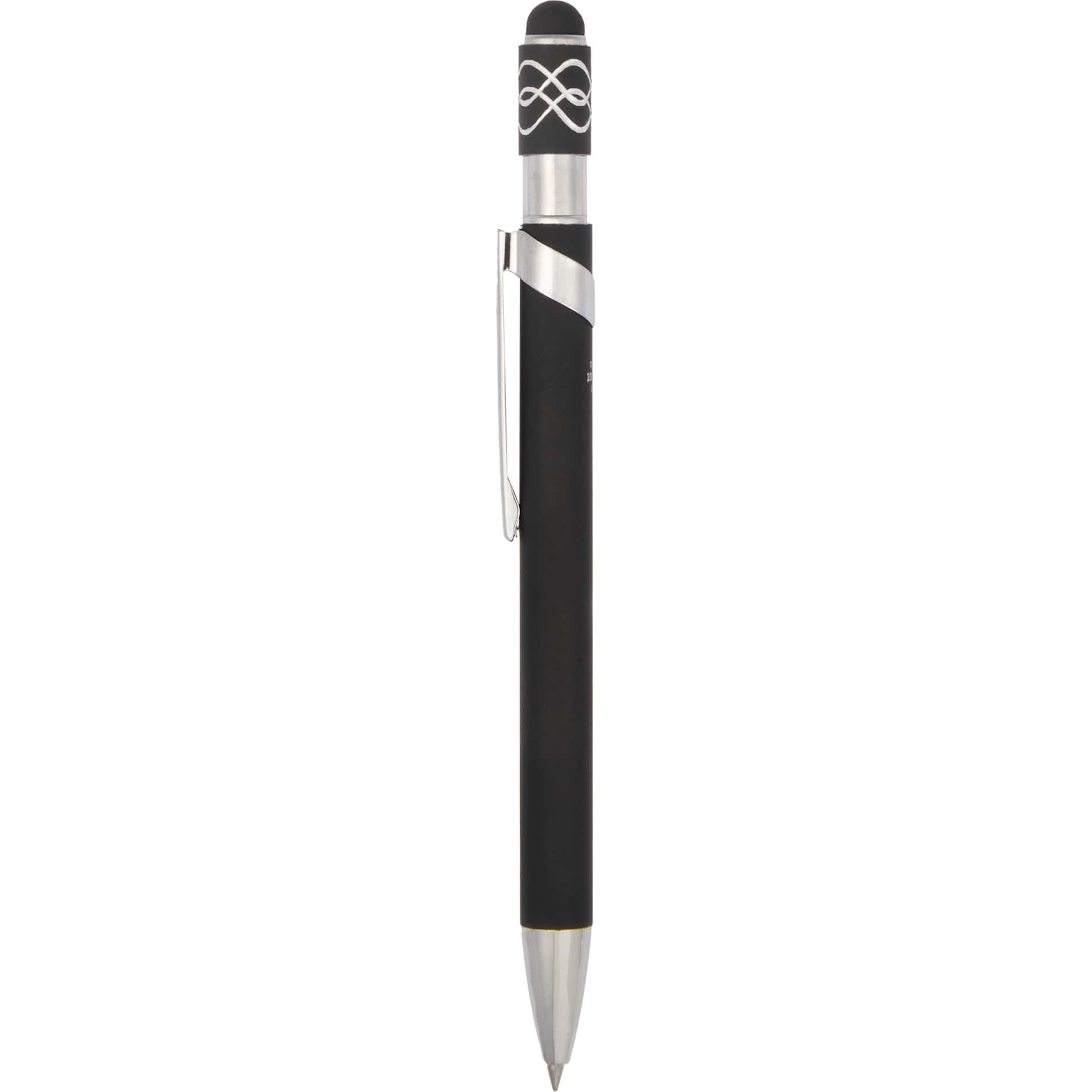 Simple Fidget Recycled Stylus Gel Pen - Etchified - Etchified - SM-5309BL