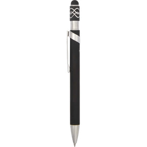 Simple Fidget Recycled Stylus Gel Pen - Etchified - Etchified - SM-5309BL