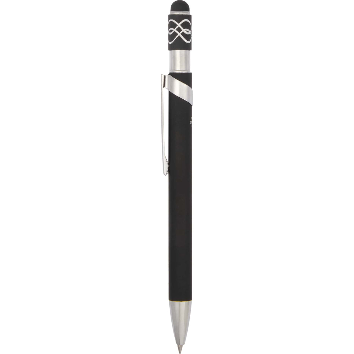 Simple Fidget Recycled Stylus Gel Pen - Etchified - Etchified - SM-5309BL