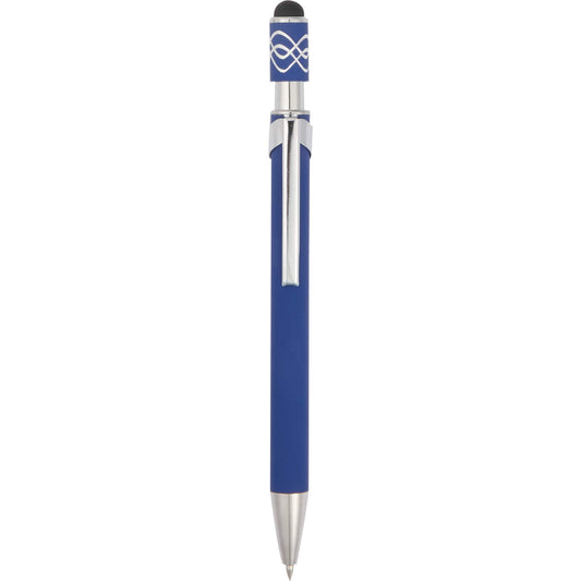 Simple Fidget Recycled Stylus Gel Pen - Etchified - Etchified - SM-5309BL