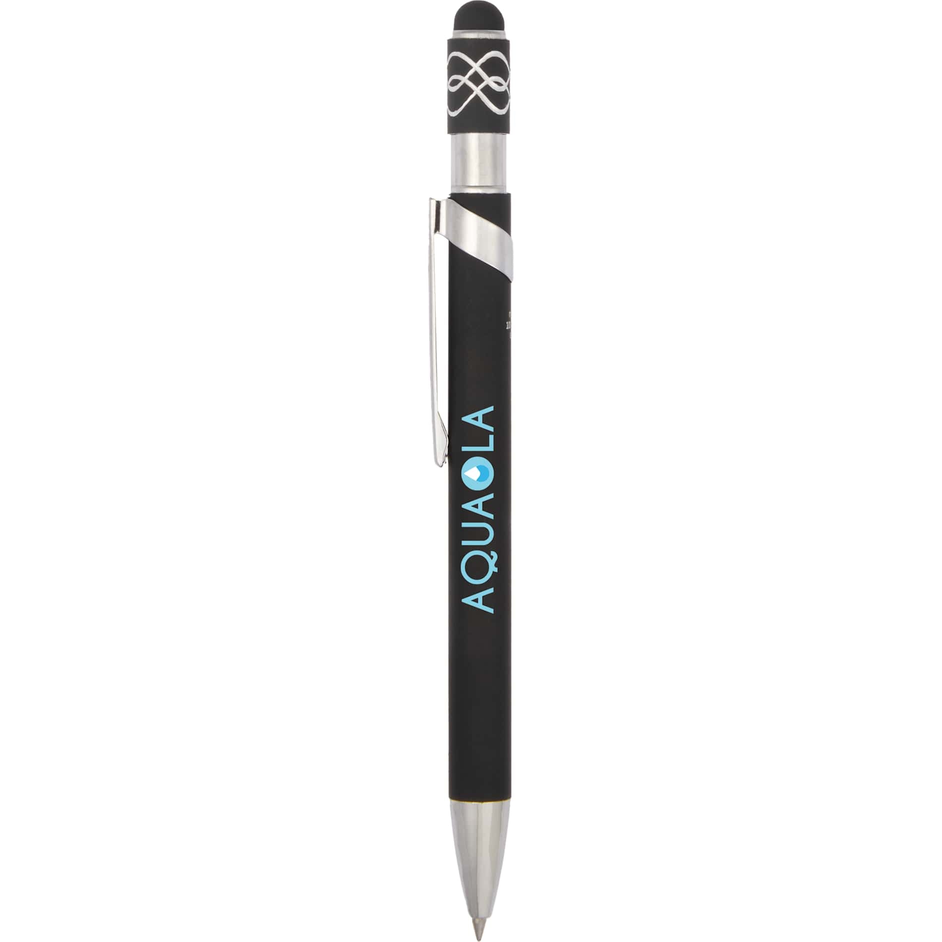 Simple Fidget Recycled Stylus Gel Pen - Etchified - Etchified - SM-5309BL