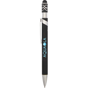 Simple Fidget Recycled Stylus Gel Pen - Etchified - Etchified - SM-5309BL