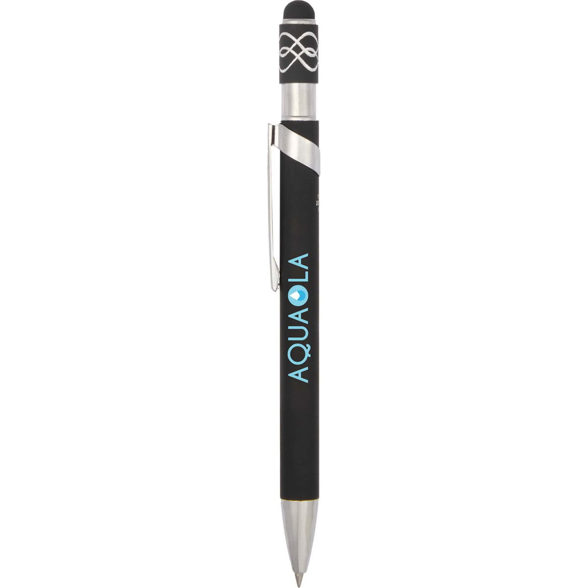Simple Fidget Recycled Stylus Gel Pen - Etchified - Etchified - SM-5309BL