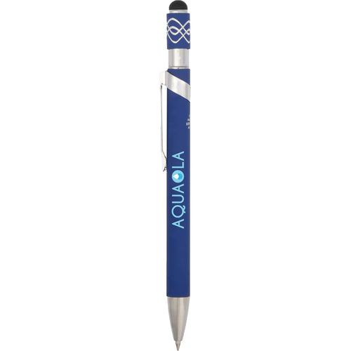 Simple Fidget Recycled Stylus Gel Pen - Etchified - Etchified - SM-5309BL