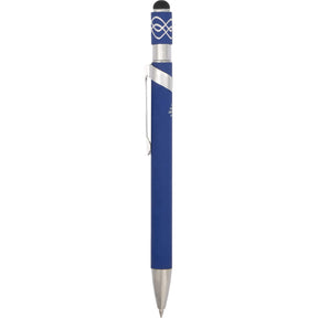 Simple Fidget Recycled Stylus Gel Pen - Etchified - Etchified - SM-5309BL
