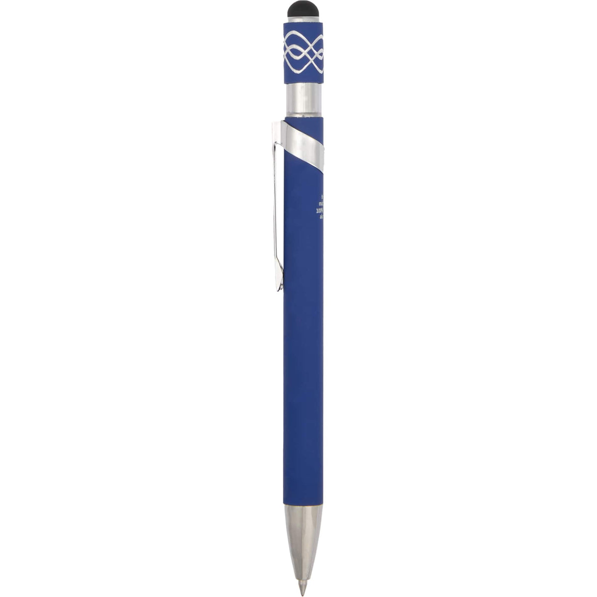 Simple Fidget Recycled Stylus Gel Pen - Etchified - Etchified - SM-5309BL