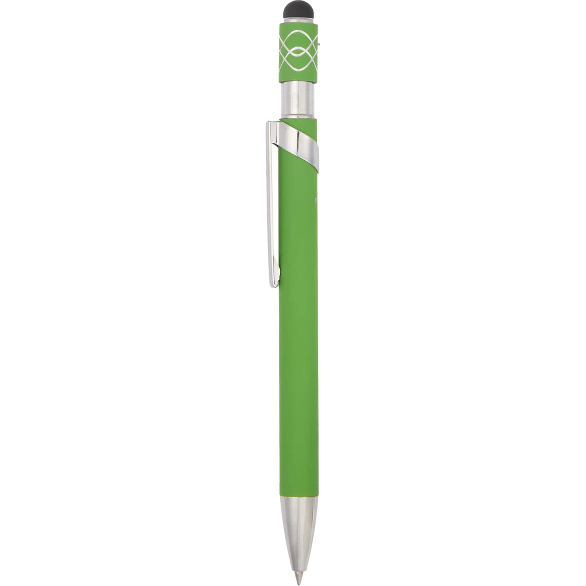 Simple Fidget Recycled Stylus Gel Pen - Etchified - Etchified - SM-5309BL