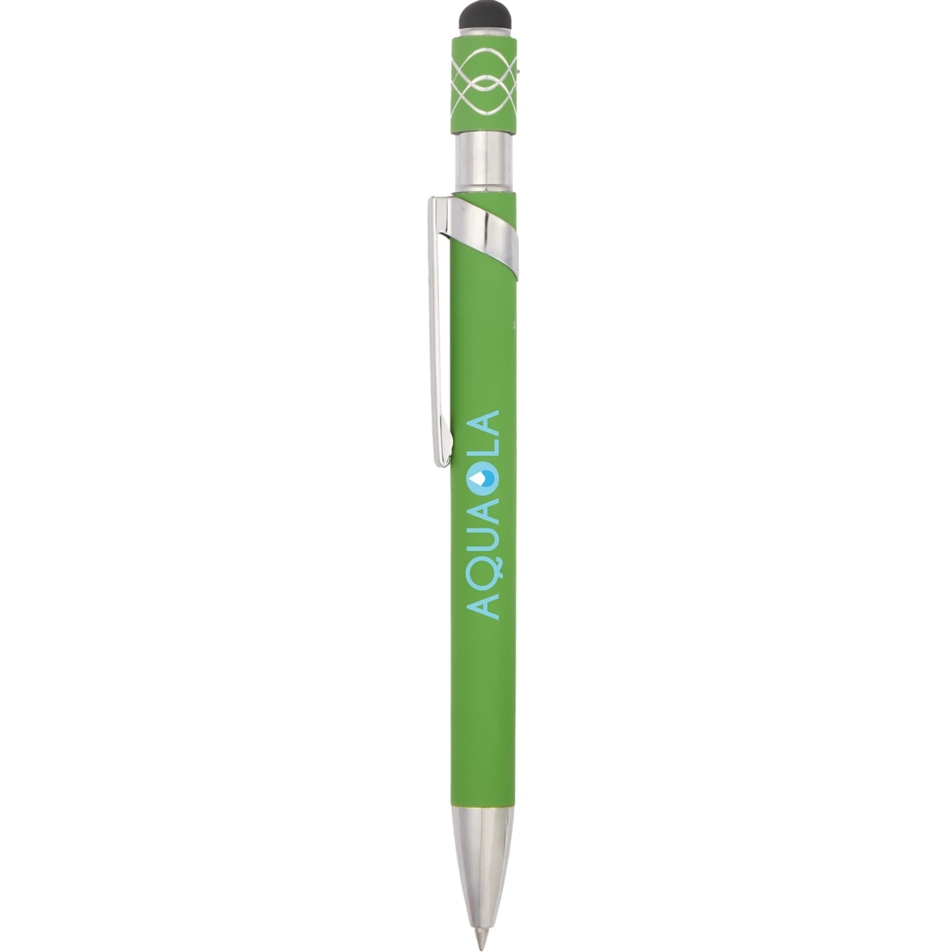Simple Fidget Recycled Stylus Gel Pen - Etchified - Etchified - SM-5309BL