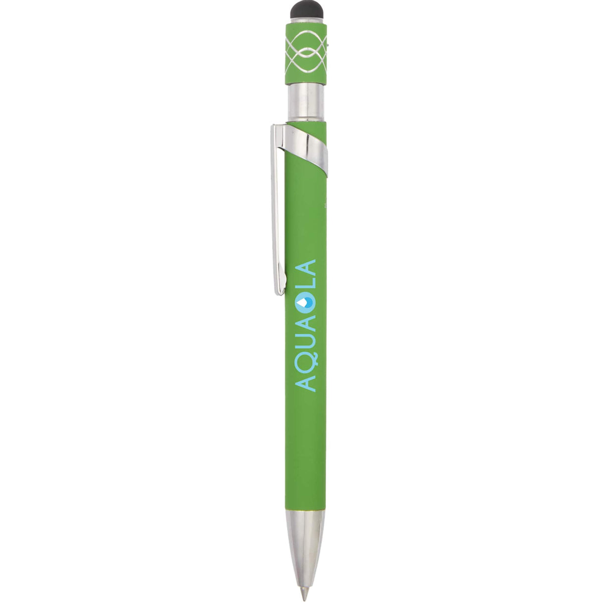 Simple Fidget Recycled Stylus Gel Pen - Etchified - Etchified - SM-5309BL