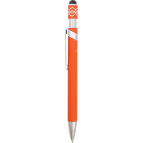 Simple Fidget Recycled Stylus Gel Pen - Etchified - Etchified - SM-5309OR
