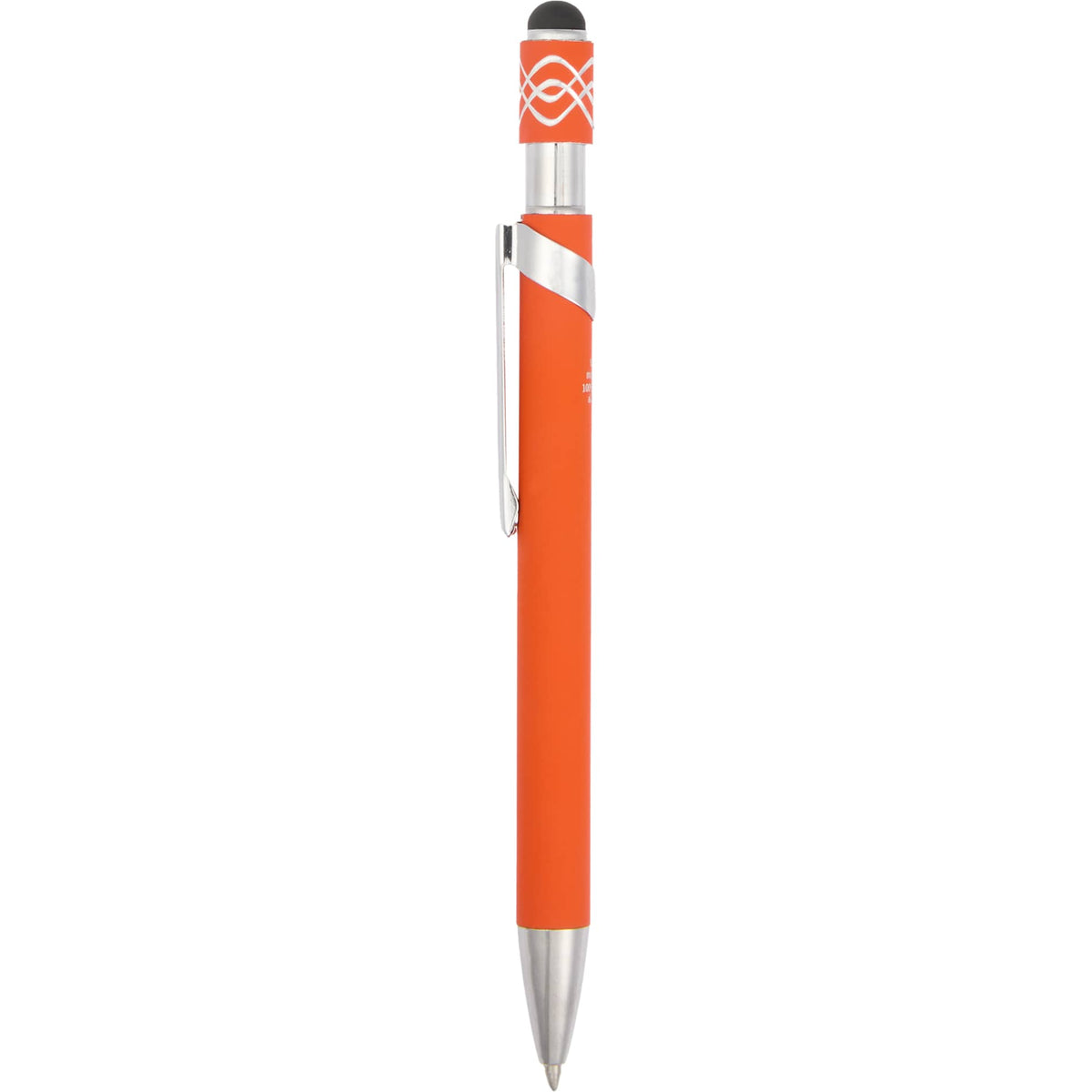 Simple Fidget Recycled Stylus Gel Pen - Etchified - Etchified - SM-5309OR