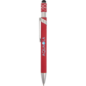 Simple Fidget Recycled Stylus Gel Pen - Etchified - Etchified - SM-5309OR