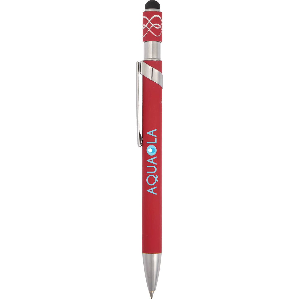 Simple Fidget Recycled Stylus Gel Pen - Etchified - Etchified - SM-5309OR