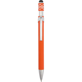 Simple Fidget Recycled Stylus Gel Pen - Etchified - Etchified - SM-5309OR