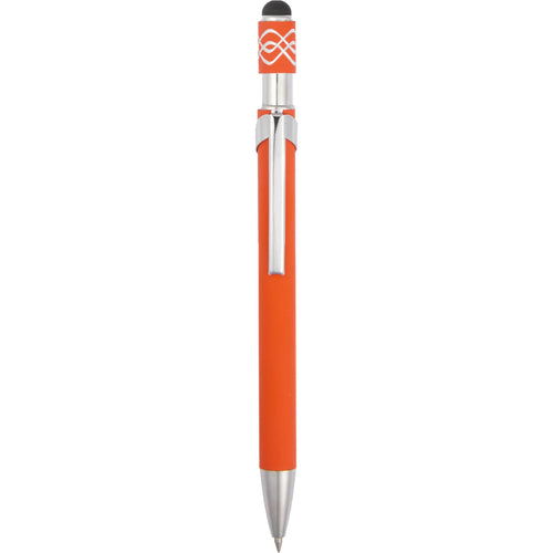 Simple Fidget Recycled Stylus Gel Pen - Etchified - Etchified - SM-5309OR