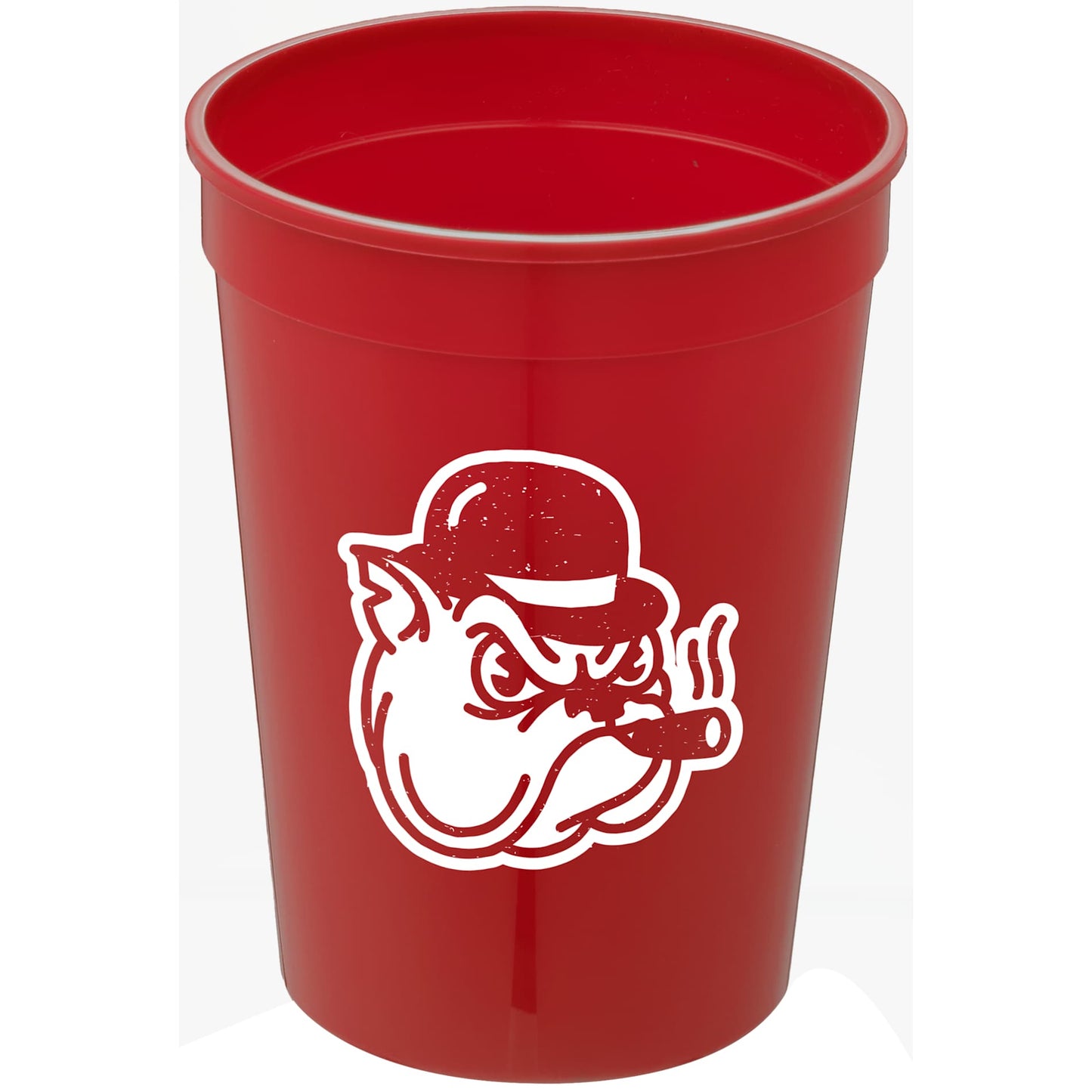 Solid 12oz Stadium Cup - Etchified - Etchified - SM-6011RD