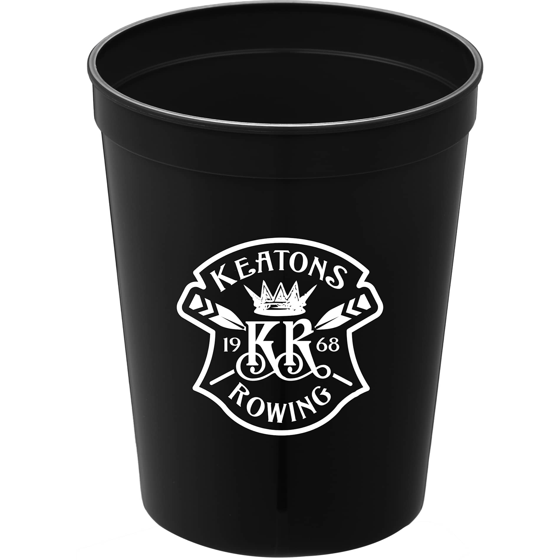 Solid 16oz Stadium Cup - Etchified - Etchified - SM-6012BK