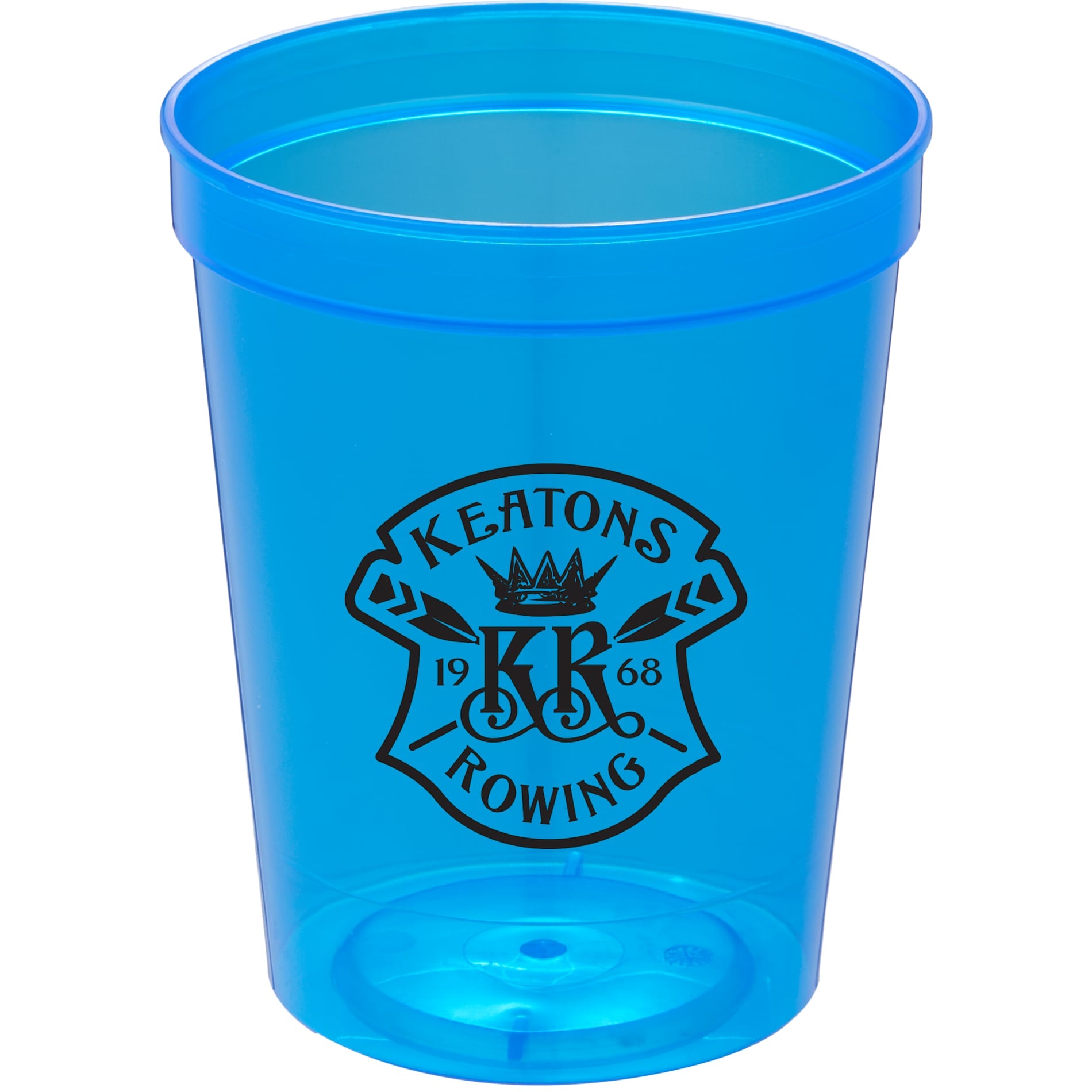 Solid 16oz Stadium Cup - Etchified - Etchified - SM-6012BL