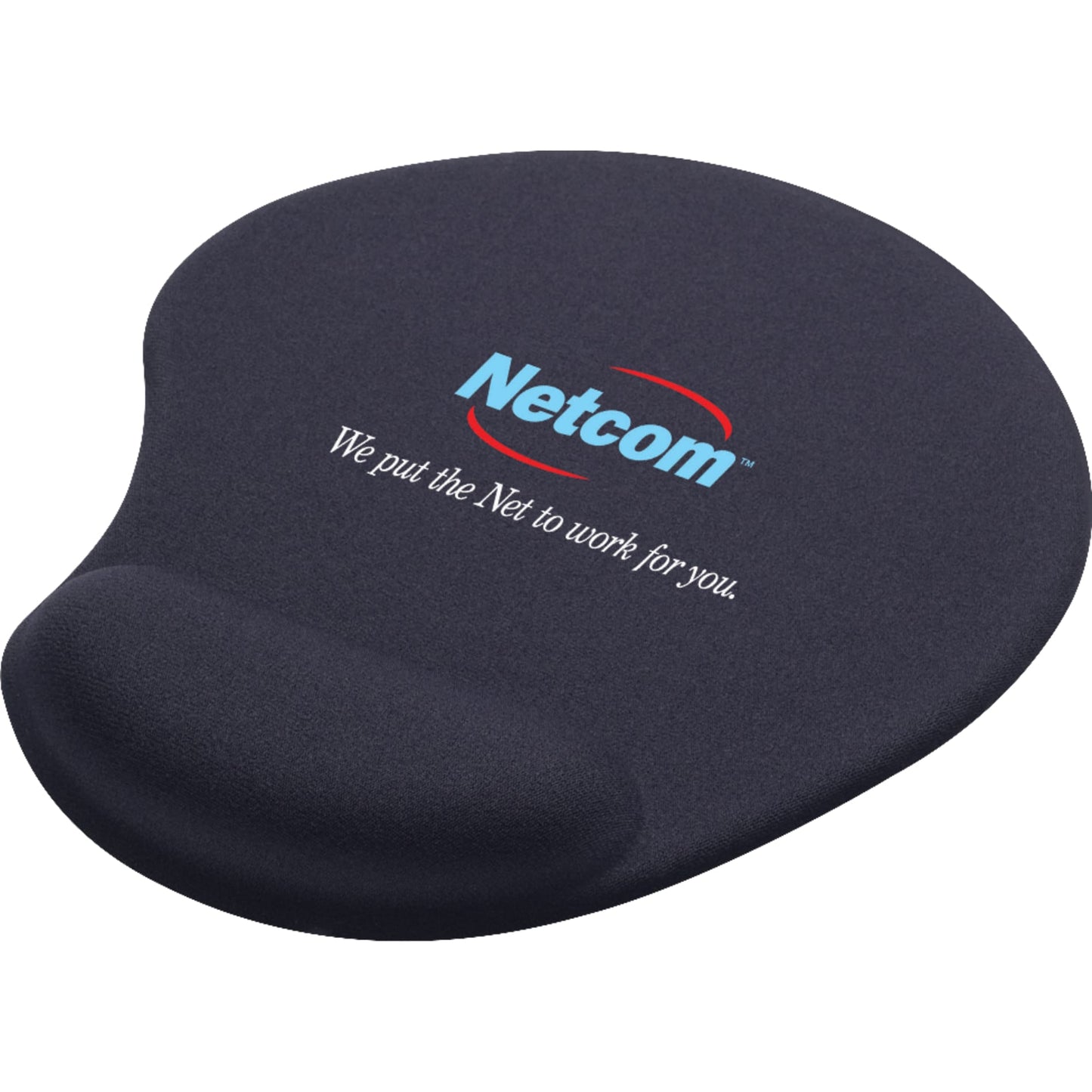 Solid Jersey Gel Mouse Pad / Wrist Rest - Etchified - Etchified - SM-3310BK