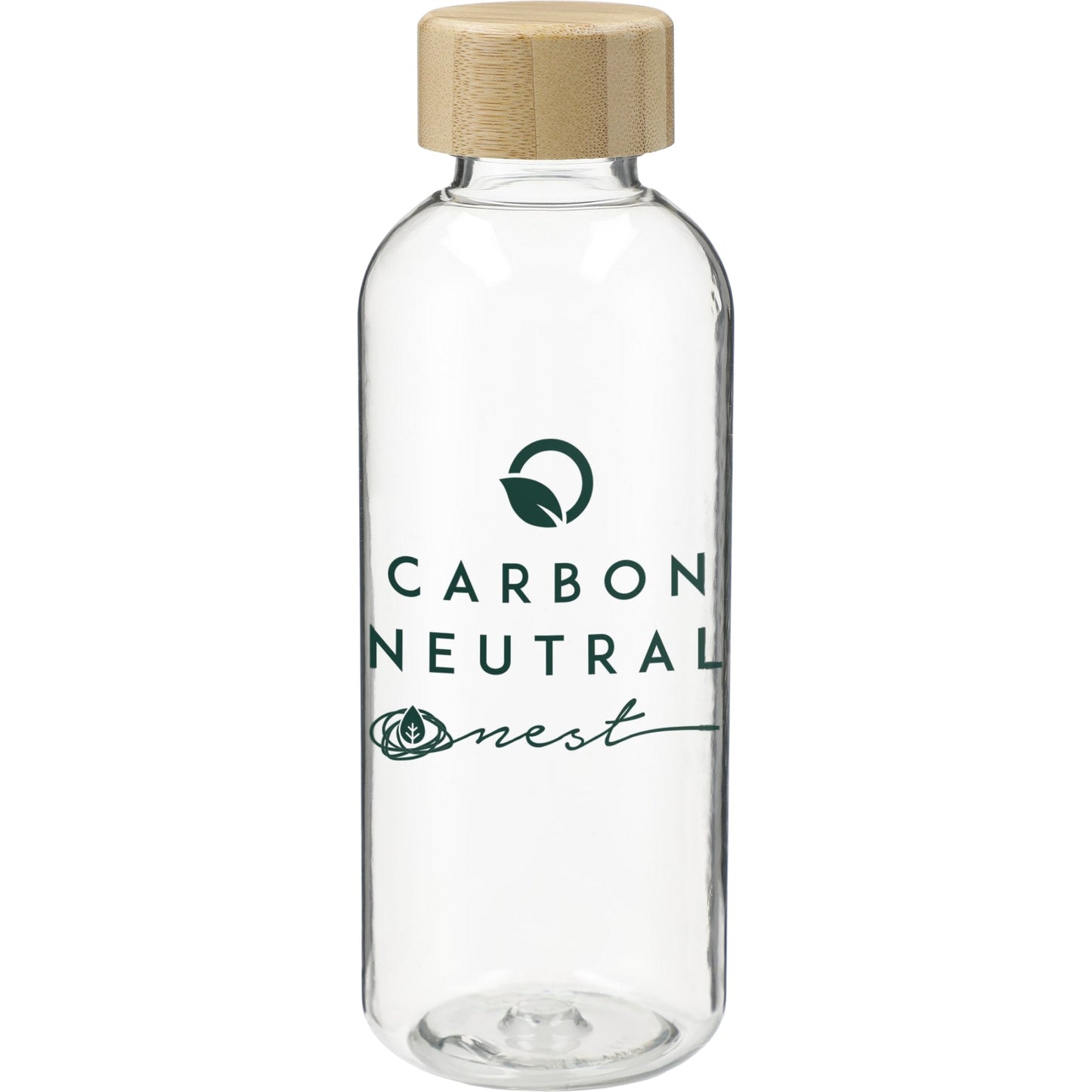 Sona 22oz RPET Bottle w/ FSC® 100% Bamboo lid - Etchified - Etchified - SM-6924CL