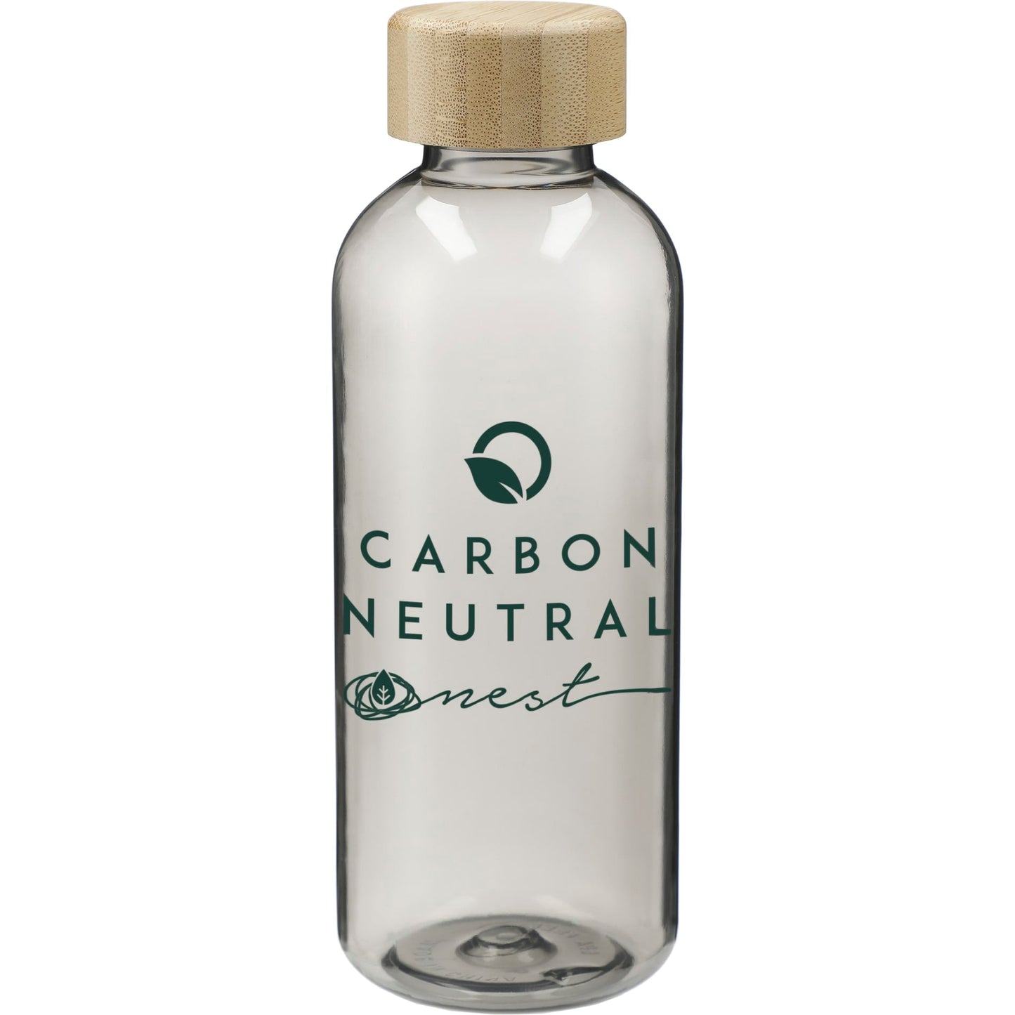 Sona 22oz RPET Bottle w/ FSC® 100% Bamboo lid - Etchified - Etchified - SM-6924SM