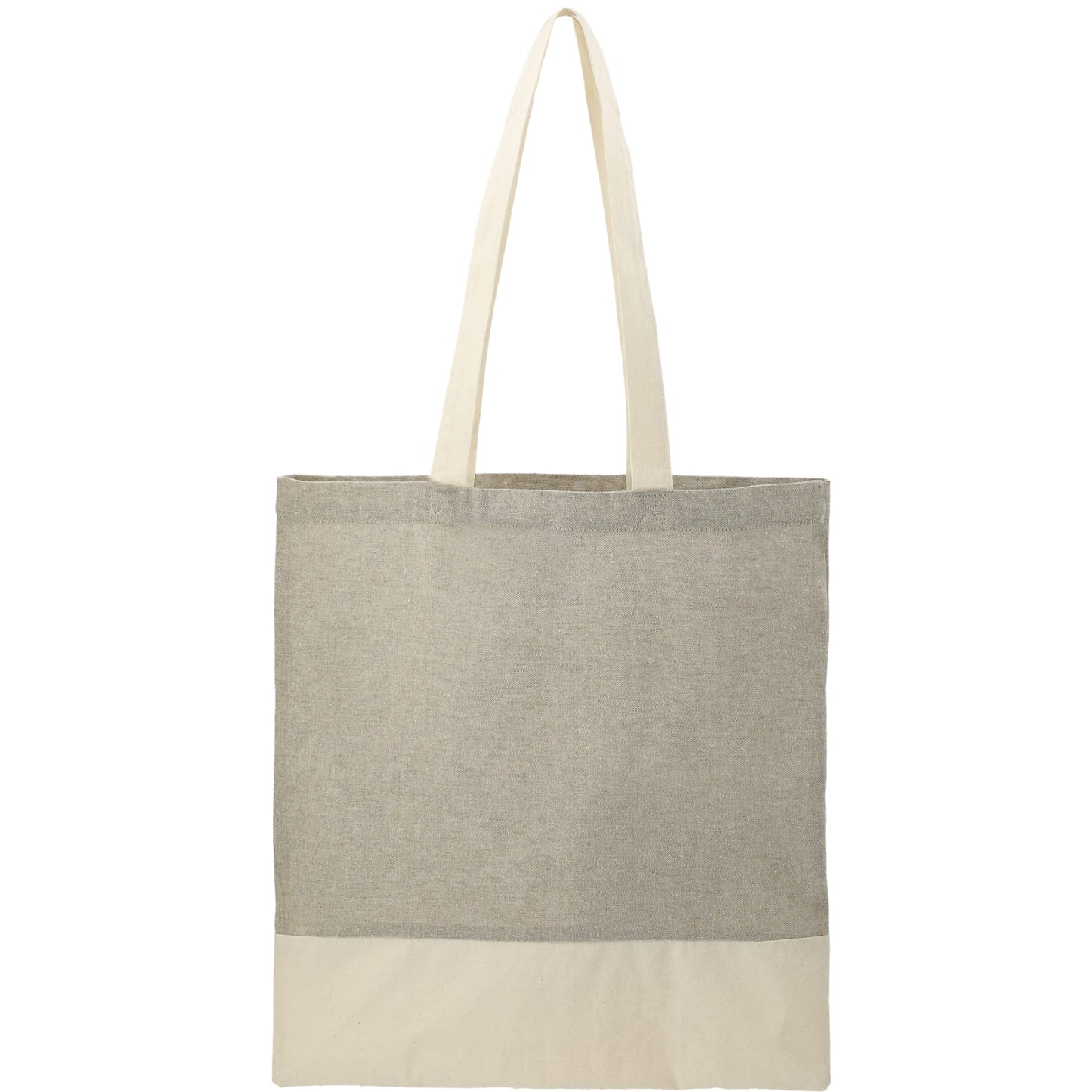 Split Recycled 5oz Cotton Twill Convention Tote - Etchified - Etchified - 7901-08BK