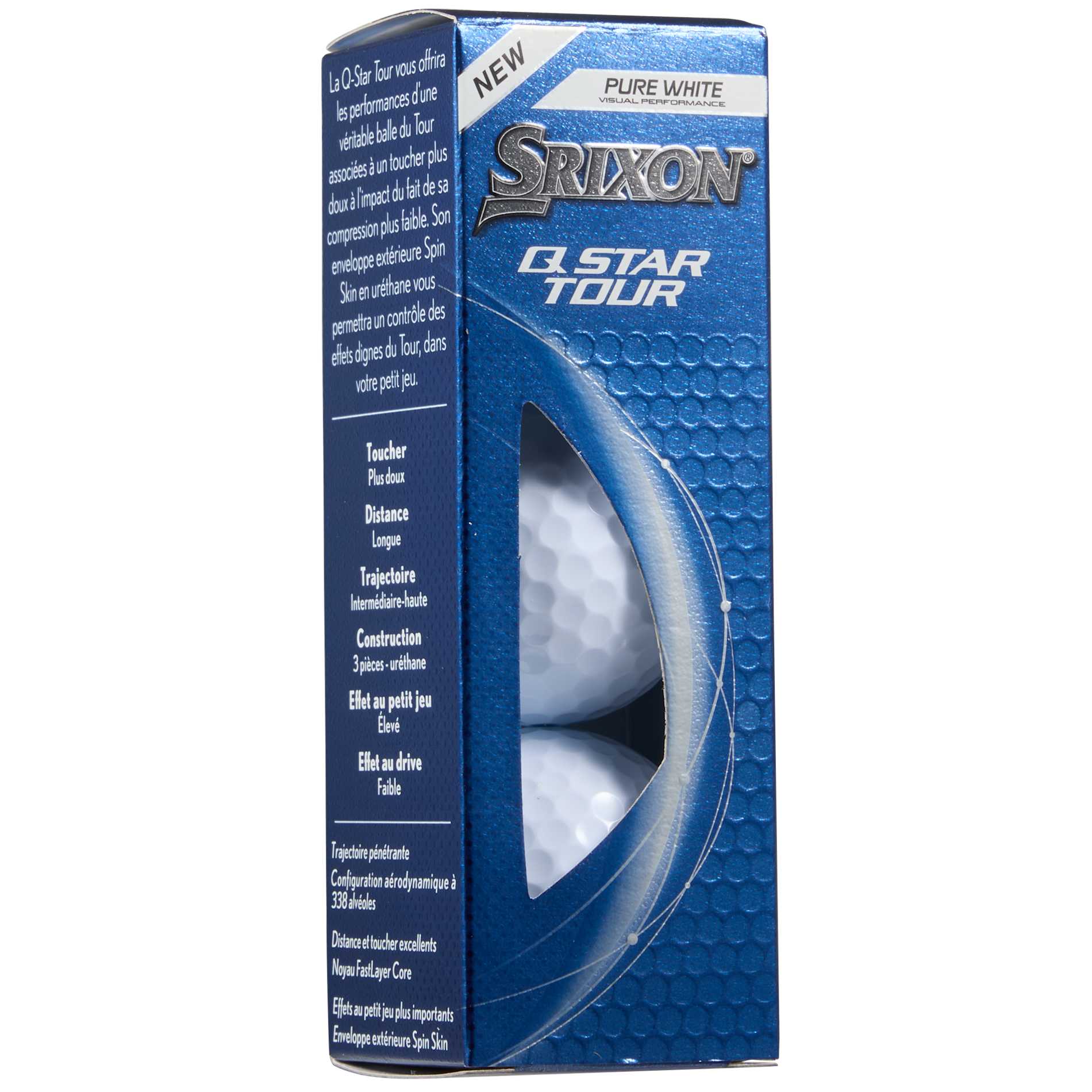 Srixon Q - STAR TOUR Golf Balls - 3 Pack - Etchified - SRIXON - 9902-08WH