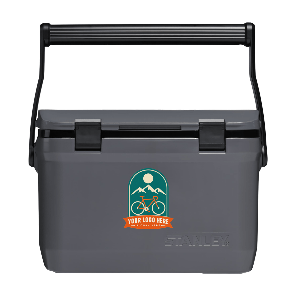 Stanley Easy Carry Cooler 16 qt with Full Color Print - Etchified-Stanley-1603-51BK