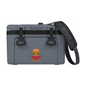 Stanley Easy Carry Cooler with Strap 24 qt with Full Color Print - Etchified-Stanley-1603-52BK