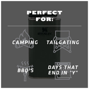 Stanley® Easy Fill Wide Mouth Flask 8oz - Etchified - STANLEY® - 1603 - 05BK
