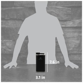 Stanley® Easy Fill Wide Mouth Flask 8oz - Etchified - STANLEY® - 1603 - 05BK