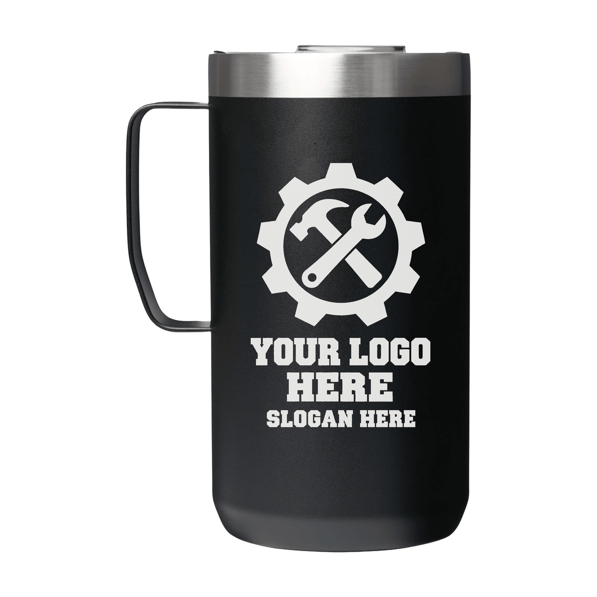 Stanley Everyday Camp Mug 24 oz with Silk Screen Print - Etchified-Stanley-1603-44BK