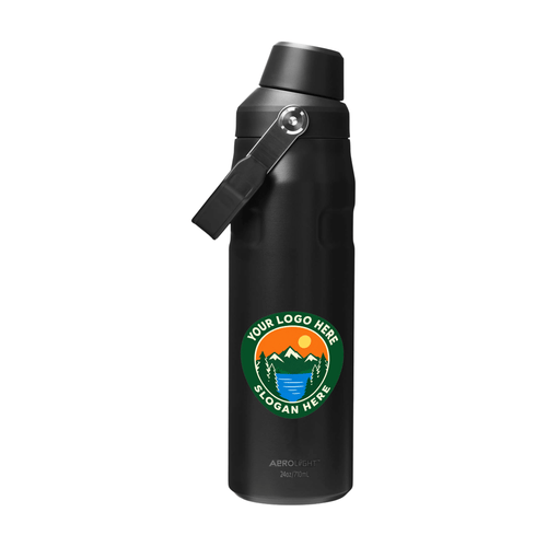 Stanley IceFlow Bottle with Fast Flow Lid 24 oz with Full Color Print - Etchified-Stanley-1603-34BK