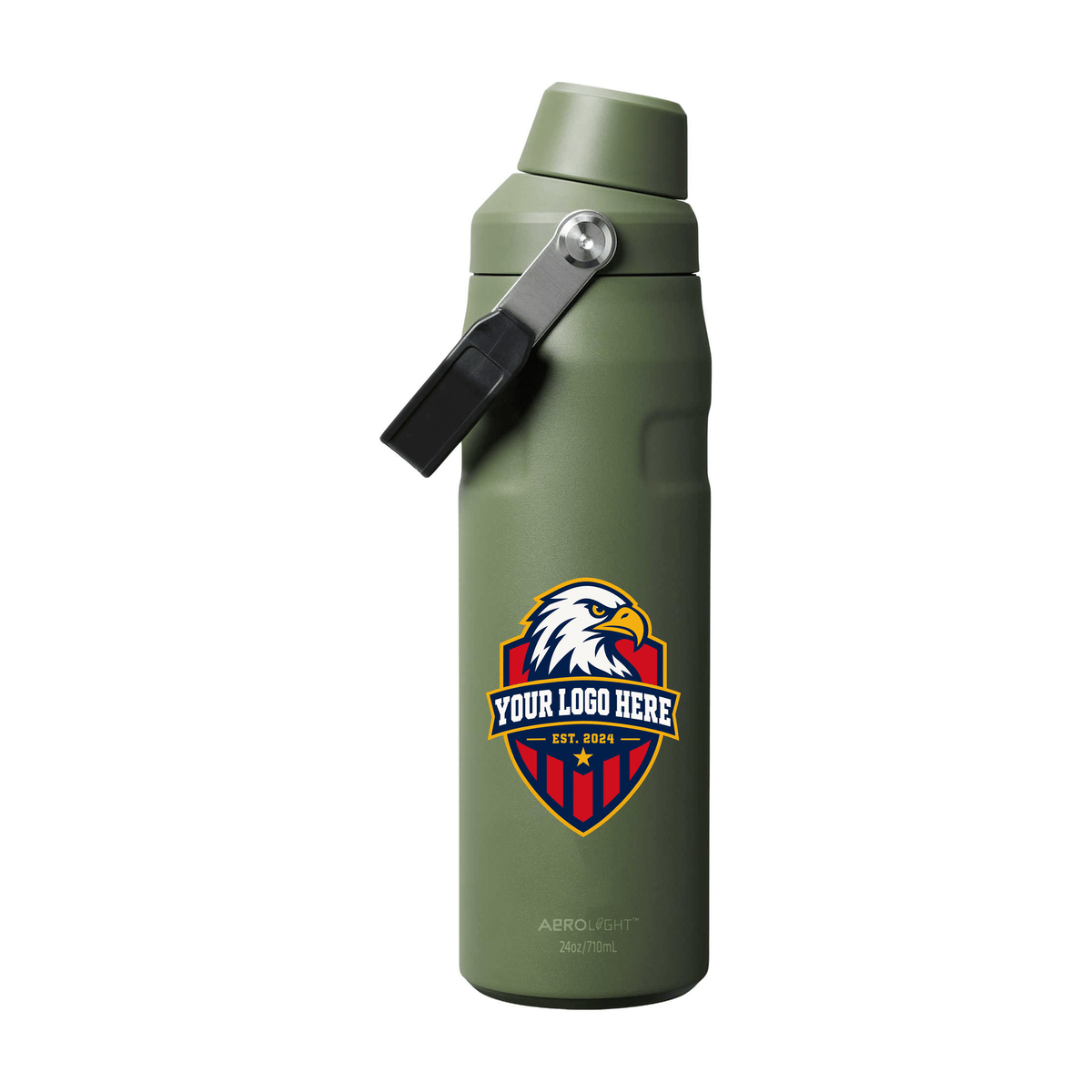 Stanley IceFlow Bottle with Fast Flow Lid 24 oz with Full Color Print - Etchified-Stanley-1603-34DPN