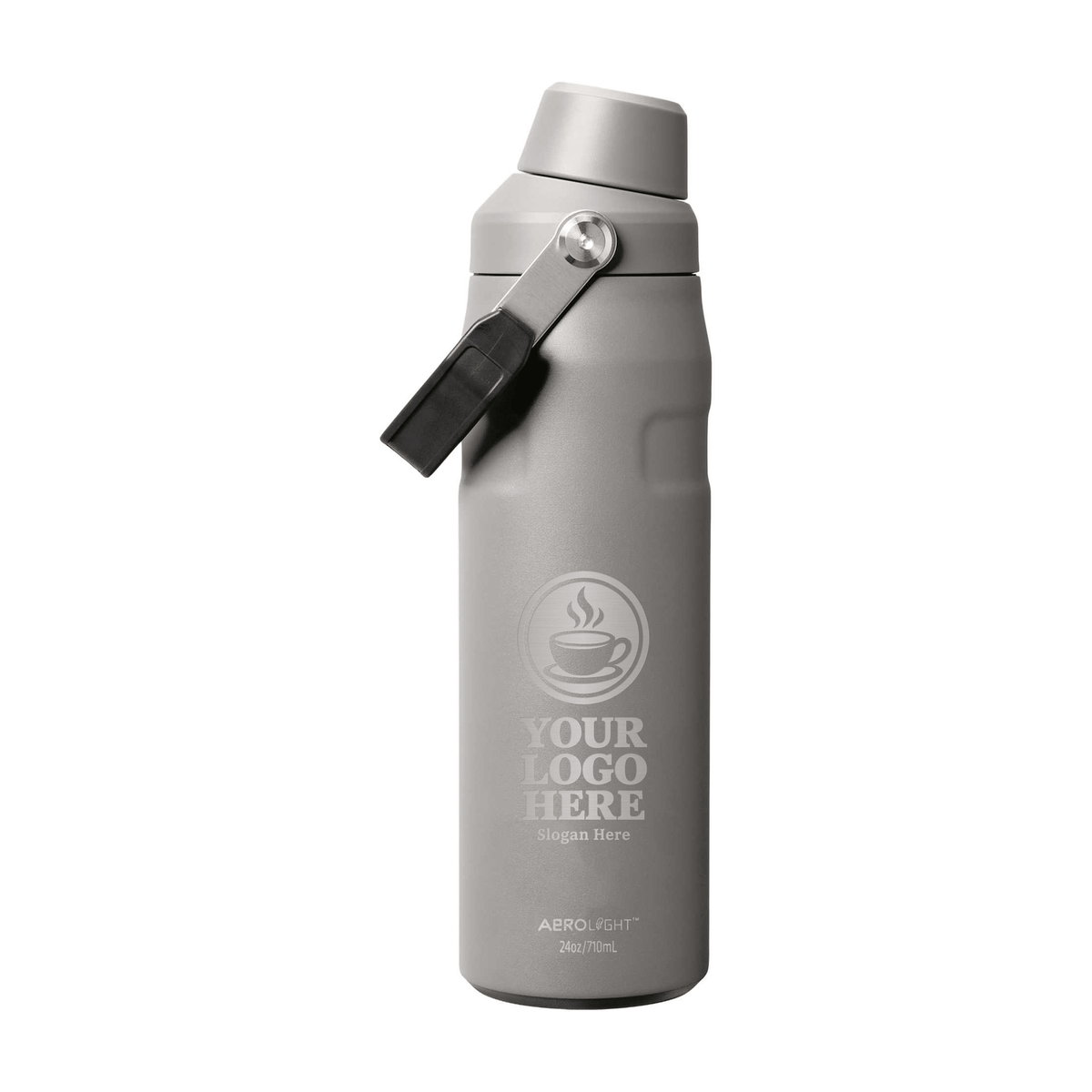 Stanley IceFlow Bottle with Fast Flow Lid 24 oz with Laser Engraving - Etchified-Stanley-1603-34ASH