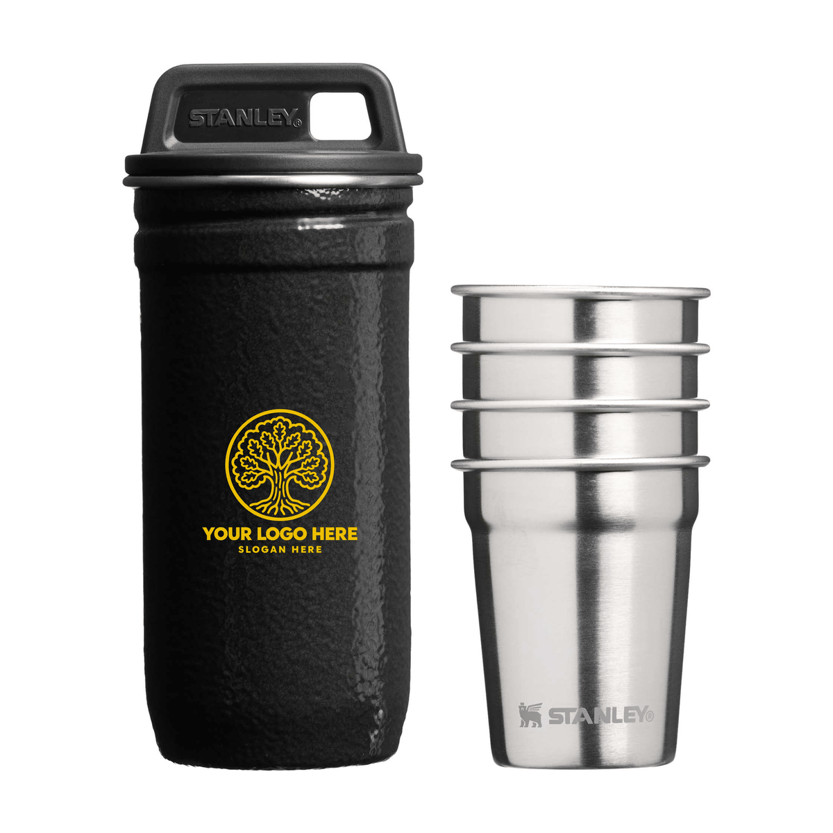 Stanley Pre-Party Shot Glass Set with One Color Print - Etchified-Stanley-1603-46HMBK