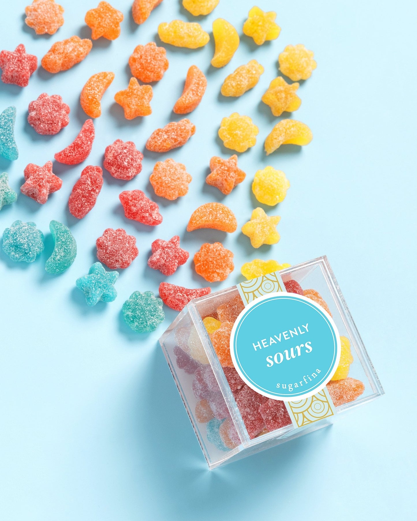 Sugarfina Heavenly Sours Candy Cube Gift Bag - Etchified - Gourmet Expressions - 102853-102853-101