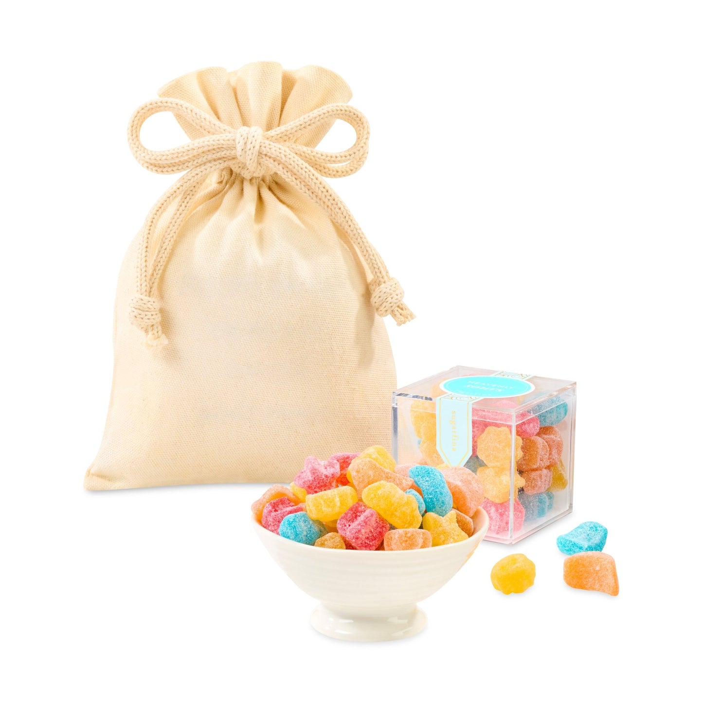 Sugarfina Heavenly Sours Candy Cube Gift Bag - Etchified - Gourmet Expressions - 102853-102853-101