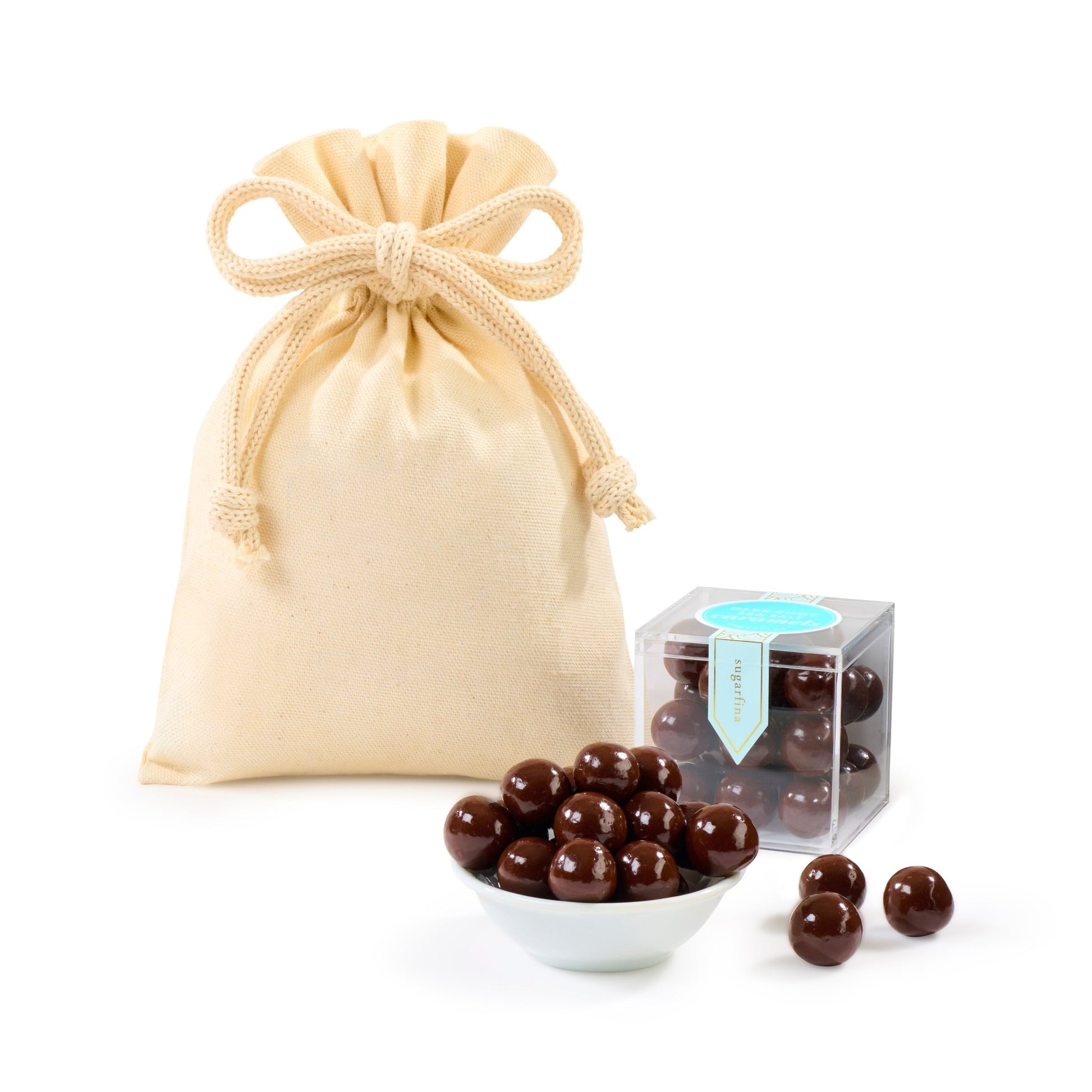 Sugarfina Sea Salt Caramels Candy Cube® Gift Bag - Etchified - Gourmet Expressions - 102890-102890-101