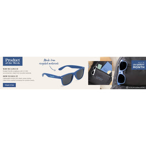 Sun Ray Recycled Sunglasses - Etchified - Etchified - SM-7924BK